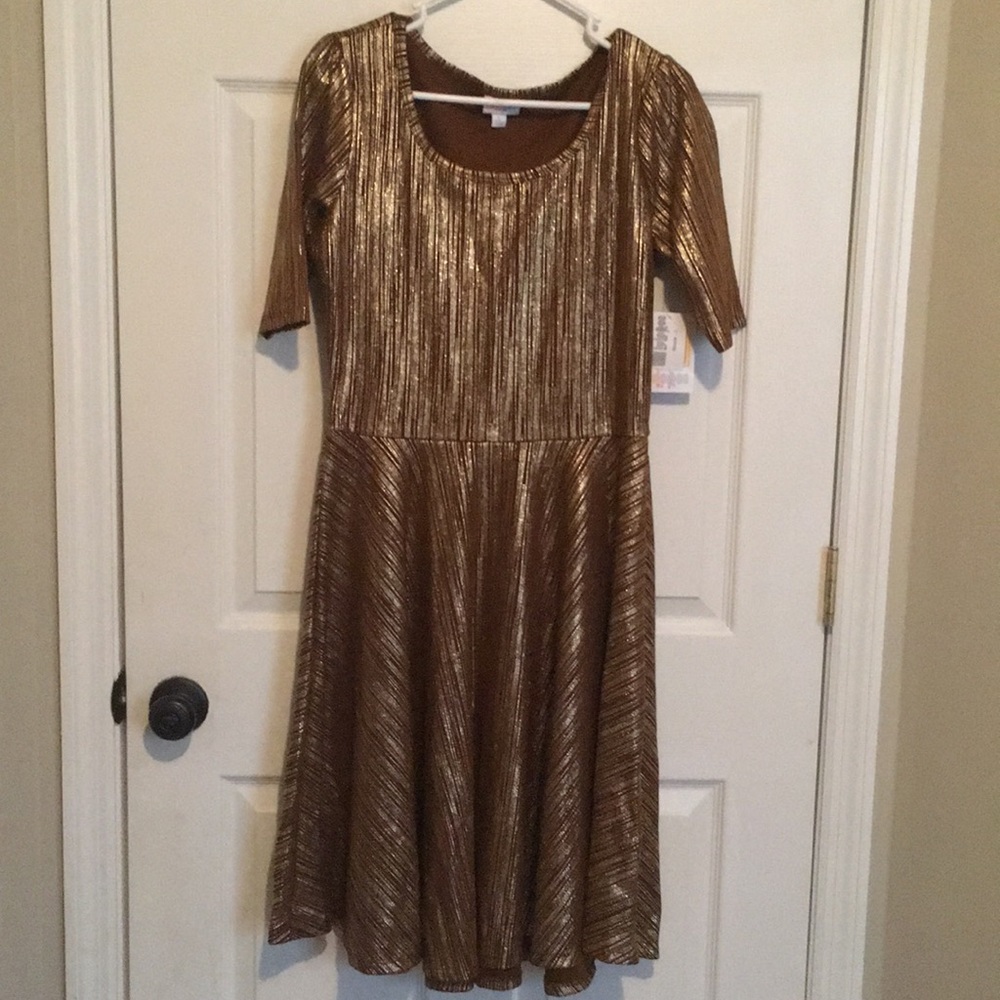 Brown and Gold LuLaRoe Nicole